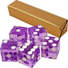Actual colour, size and pip consistency of the finished GOTR Casino Dice